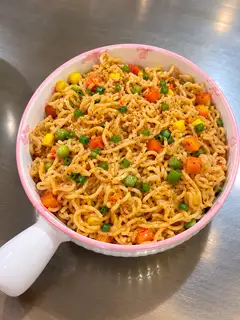 Hình ảnh mì trộn rau củ