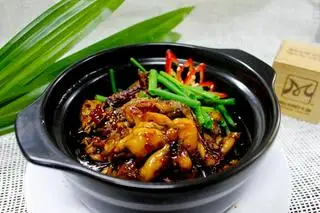 Hình ảnh cháo ếch singapore phần 2 con 1 cháo hương dứa 1ly coca