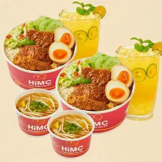 Hình ảnh [ 2 Xuất Cơm Sườn Cay Trứng Ngâm Tương + 2 CANH + 2 TRÀ]