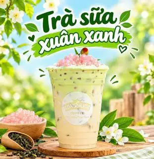 Hình ảnh Trà sữa xuân xanh