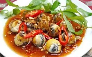 Trứng cút xào me (10 Trứng) - 35.000 ₫ tại Quán Ăn Vặt Cô Ngọc Cây Điệp - Chu Văn An