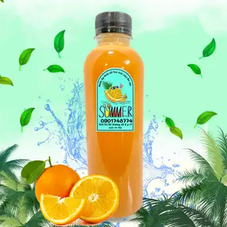 Hình ảnh Nước Cam Vắt Nguyên Chất Chai 330ml
