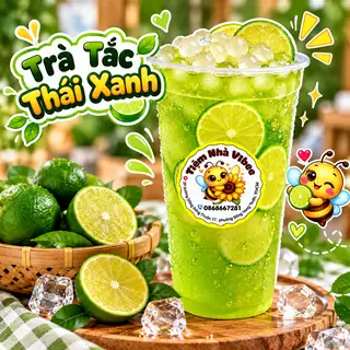 Hình ảnh Trà Tắc Thái Xanh ( ly 500ml ) 
