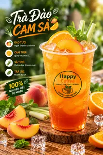 Hình ảnh Trà đào cam sả