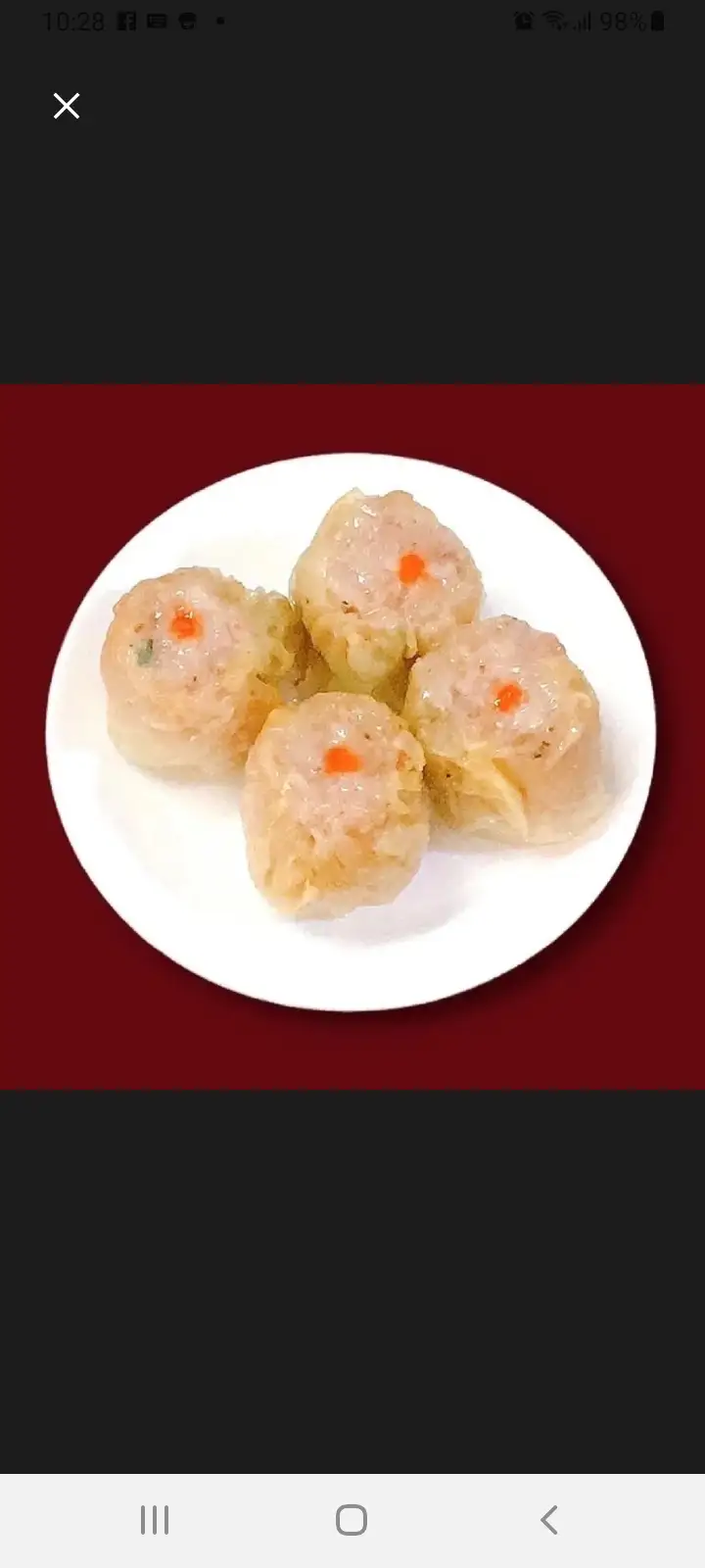 xíu mại khô ( 1 phần 5 viên ) - 40.000 ₫ tại Bánh Ướt - Bánh Cuốn Nóng & Há Cảo - Huỳnh Mẫn Đạt