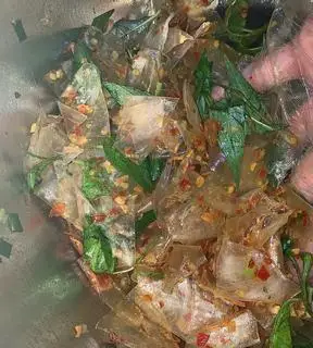 Hình ảnh Bánh Tráng Mỡ Hành Phơi Sương