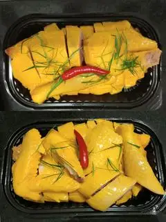 Hình ảnh 1 con Gà ủ muối K đầu (chặt sẵn - ăn lạnh)