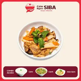 Hình ảnh Cơm gà xào nấm