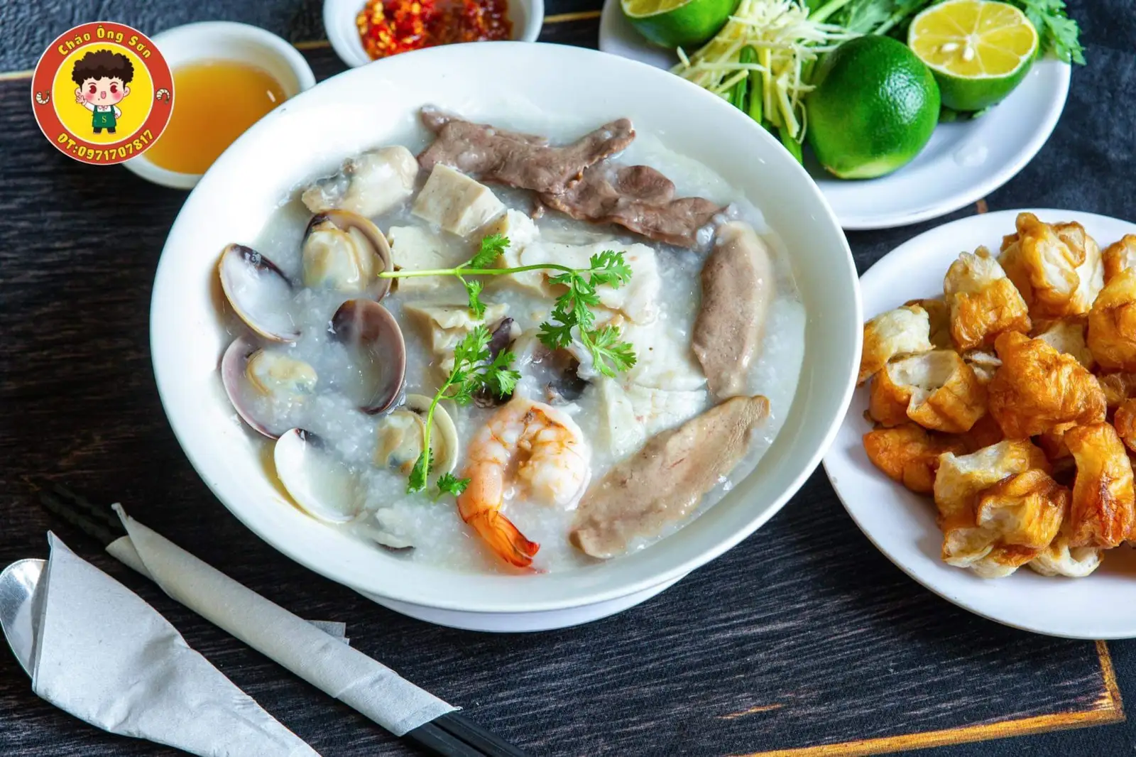 Cháo thập cẩm - 65.000 ₫ tại Cháo Ông Sơn - Thoại Ngọc Hầu