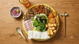 Hình ảnh Mẹt Thập Cẩm ( 4 người) chưa có bánh tráng 