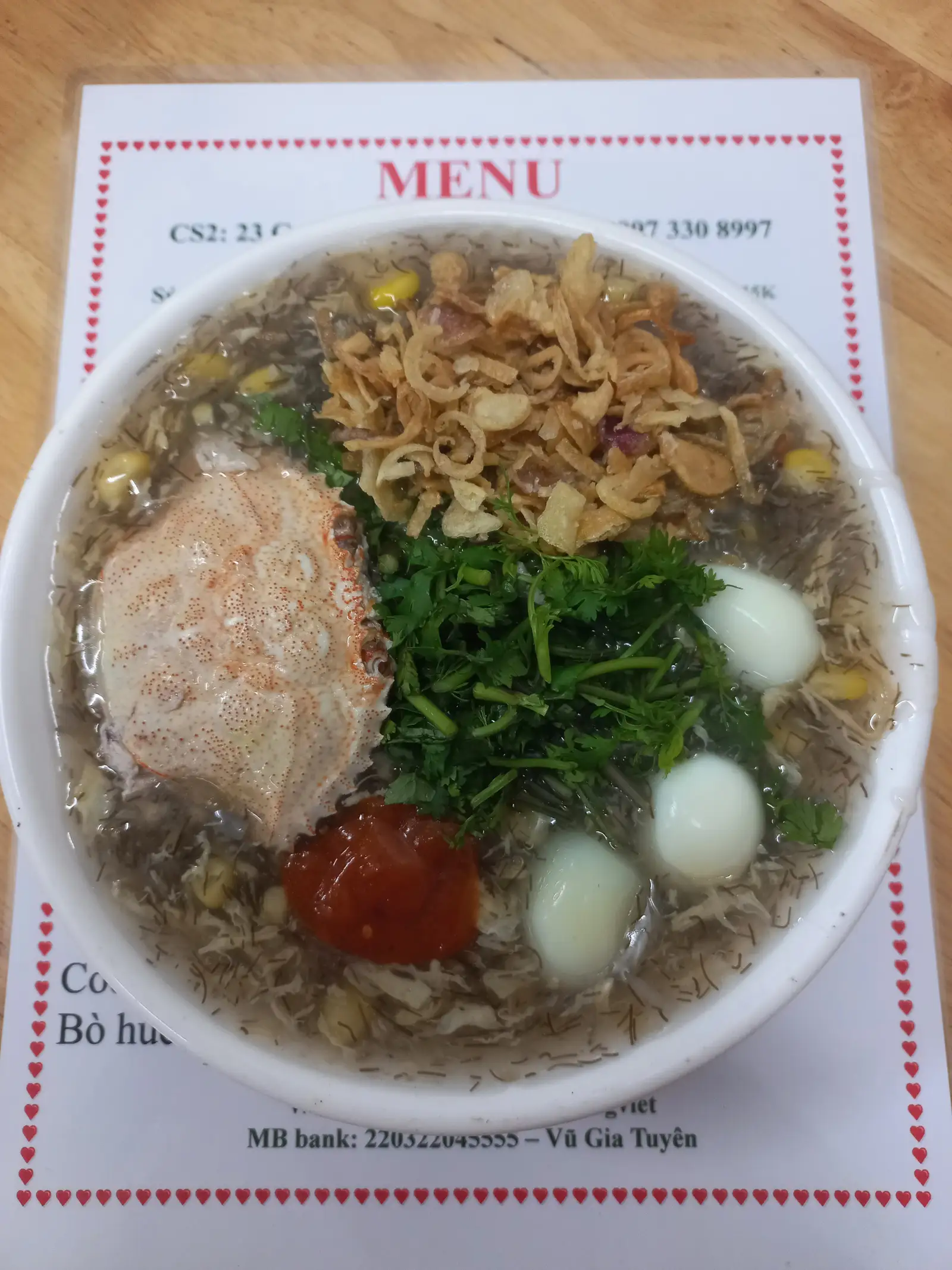 Hình ảnh Súp cua mai cua