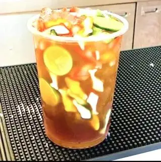 Hình ảnh Trà Tắc Con Cá ly Khổng lồ 1000ml