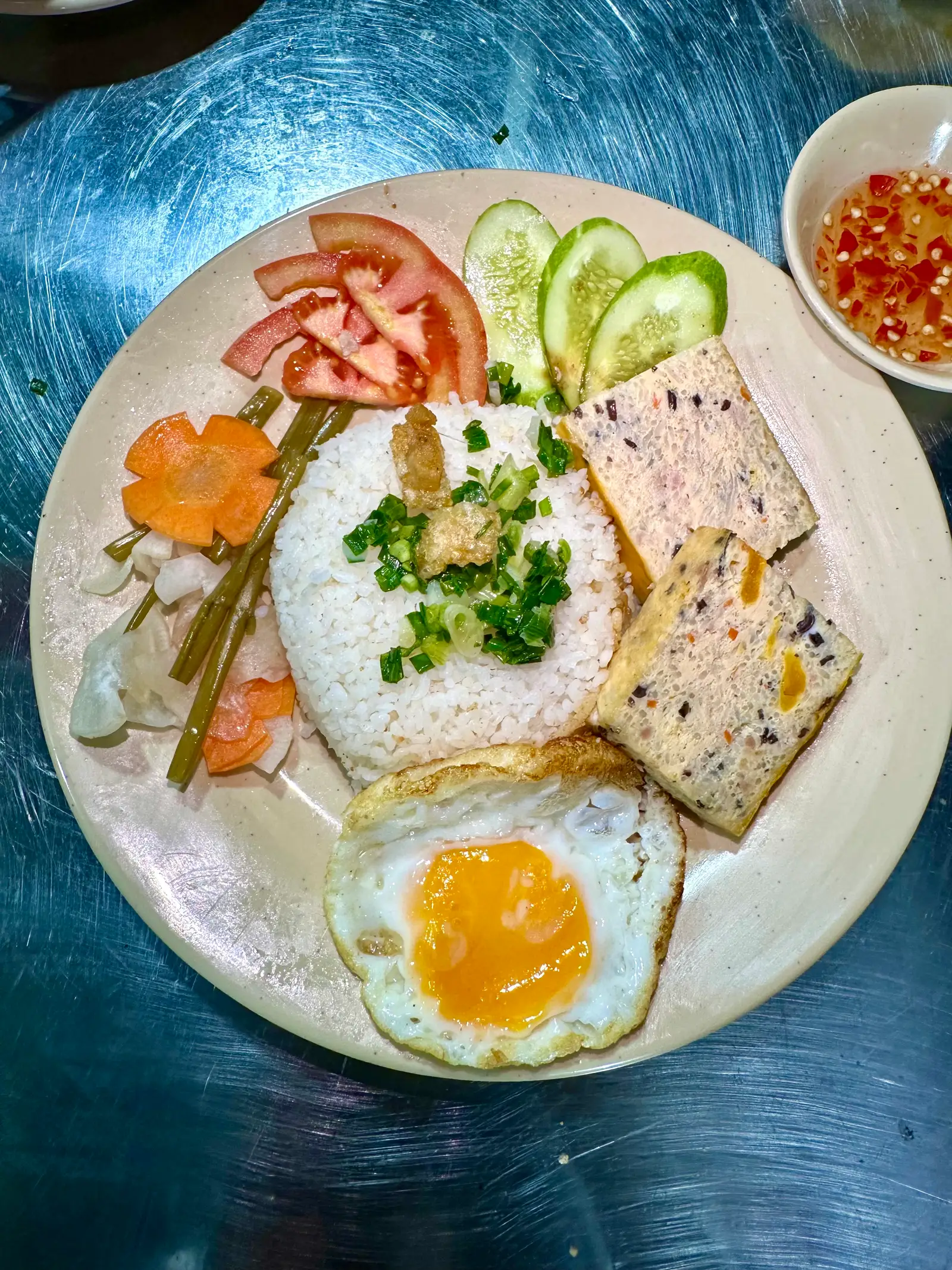 Cơm tấm chả - trứng - 45.000 ₫ tại Cơm Tấm Vân - Phạm Thế Hiển