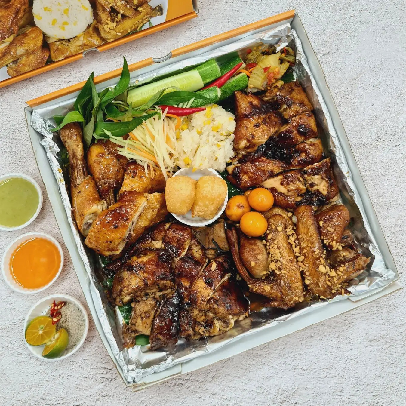 Gà Lên Mâm 4 Vị - 339.000 ₫ tại Gà Nướng Cooky - Gà Lên Mâm, Bó Xôi - Vườn Chuối