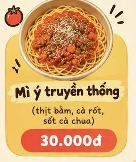 Hình ảnh Mì ý truyền thống 