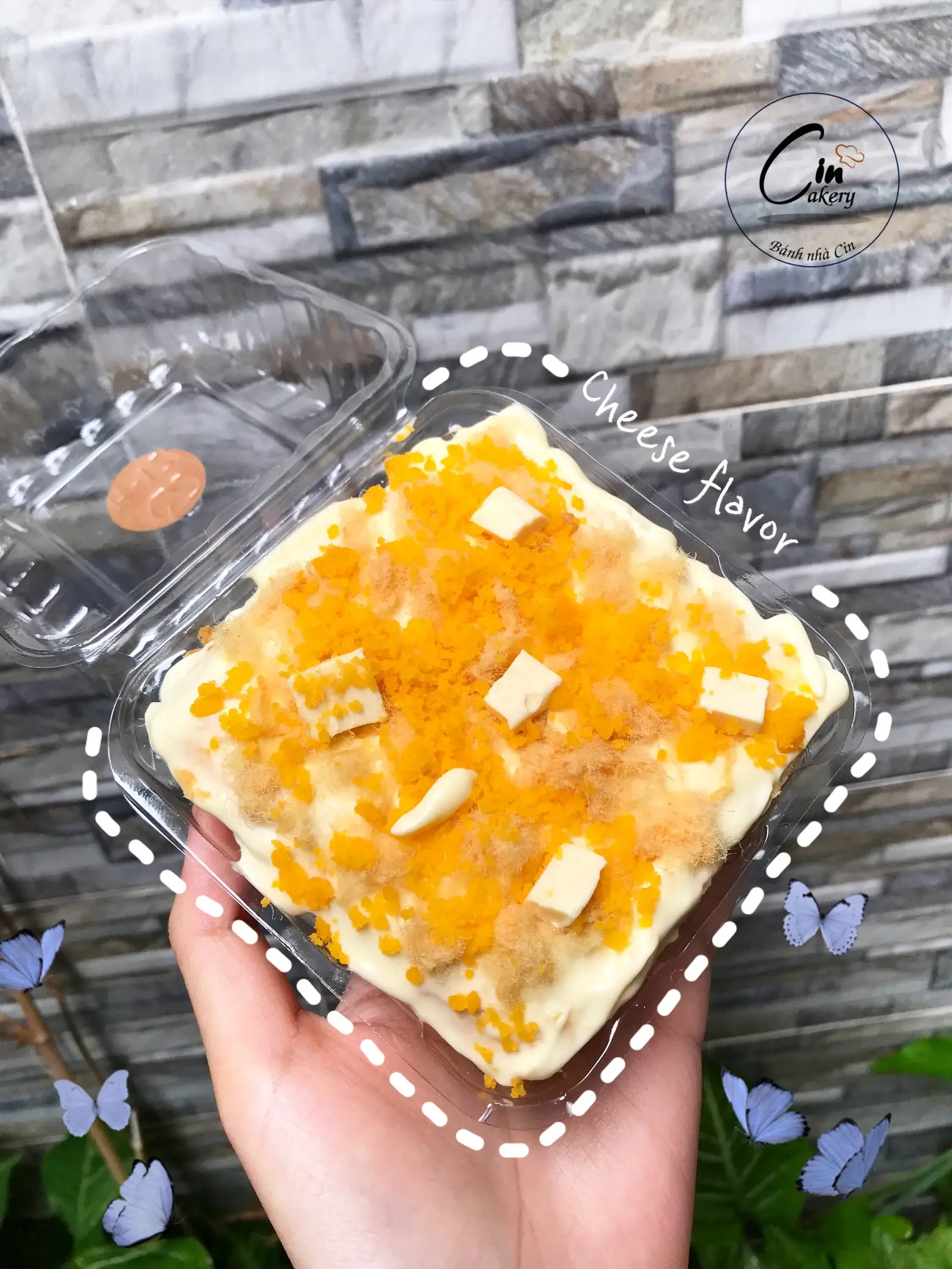 BLTM Sốt Phô Mai - Size Nhỏ - 43.000 ₫ tại Cin Cakery - Bông Lan Trứng Muối & Bánh Ngọt