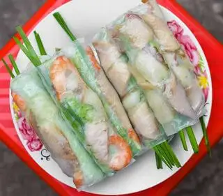 Hình ảnh GỎI CUỐN THỊT  CHẤM MẮM NÊM ,TƯƠNG
