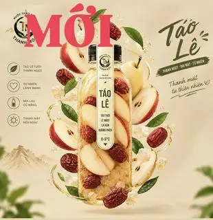 Hình ảnh LÊ TÁO - 330ml - Lạnh ko đá - Ít ngọt