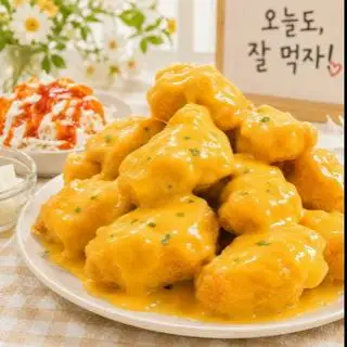 Gà sốt phô mai - 60.000 ₫ tại Yumy Fried Chicken - Gà Rán Hàn Quốc - Bông Sao