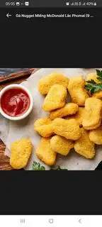 Gà Nugget Miếng McDonald's (9 Miếng) - 45.000 ₫ tại Gà Rán Oppa Chicken - Nguyễn Văn Giai