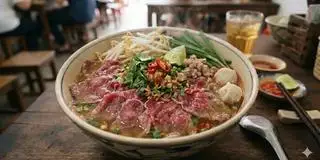 Hình ảnh Bún Thái Bò Tái 
