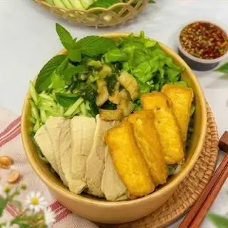 Hình ảnh Bún nước tương thịt luộc - đậu hũ