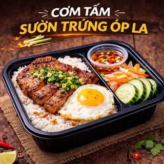 Cơm Tấm Sườn Trứng Ốp La - 85.000 ₫ tại Cơm Tấm Nè - Sườn Non Nướng Sả & Cơm Sườn Nướng Mềm - Nguyễn Đình Chiểu	