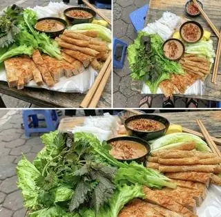 Hình ảnh Combo NoNee ( 1 Nem Que to - 1 Nem Nướng to - 2 Trà )