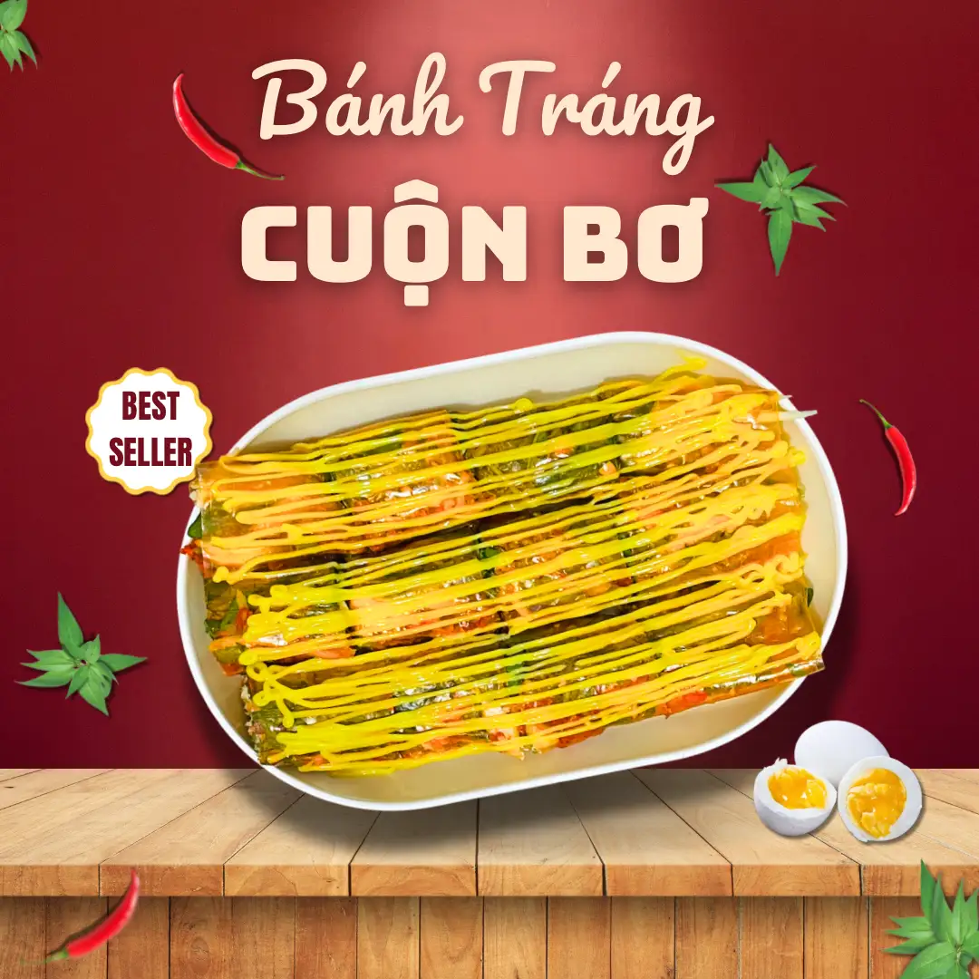 Hình ảnh Bánh Tráng Cuộn Bơ 