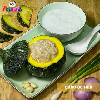 Hình ảnh Cháo óc heo hầm phô mai hạt sen nhỏ