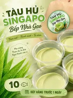 Tàu Hủ Singapo - 12.000 ₫ tại Bếp Nhà Gạo - Tàu Hủ Singapore - Đoàn Văn Bơ