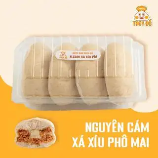 Nguyên Cám Xá Xíu Phô Mai - Hộp 4 chiếc (CẦN HẤP NÓNG TRƯỚC KHI ĂN) - 140.000 ₫ tại Bánh Bao Thuý Đỗ - Xá Xíu Phô Mai - Đinh Tiên Hoàng