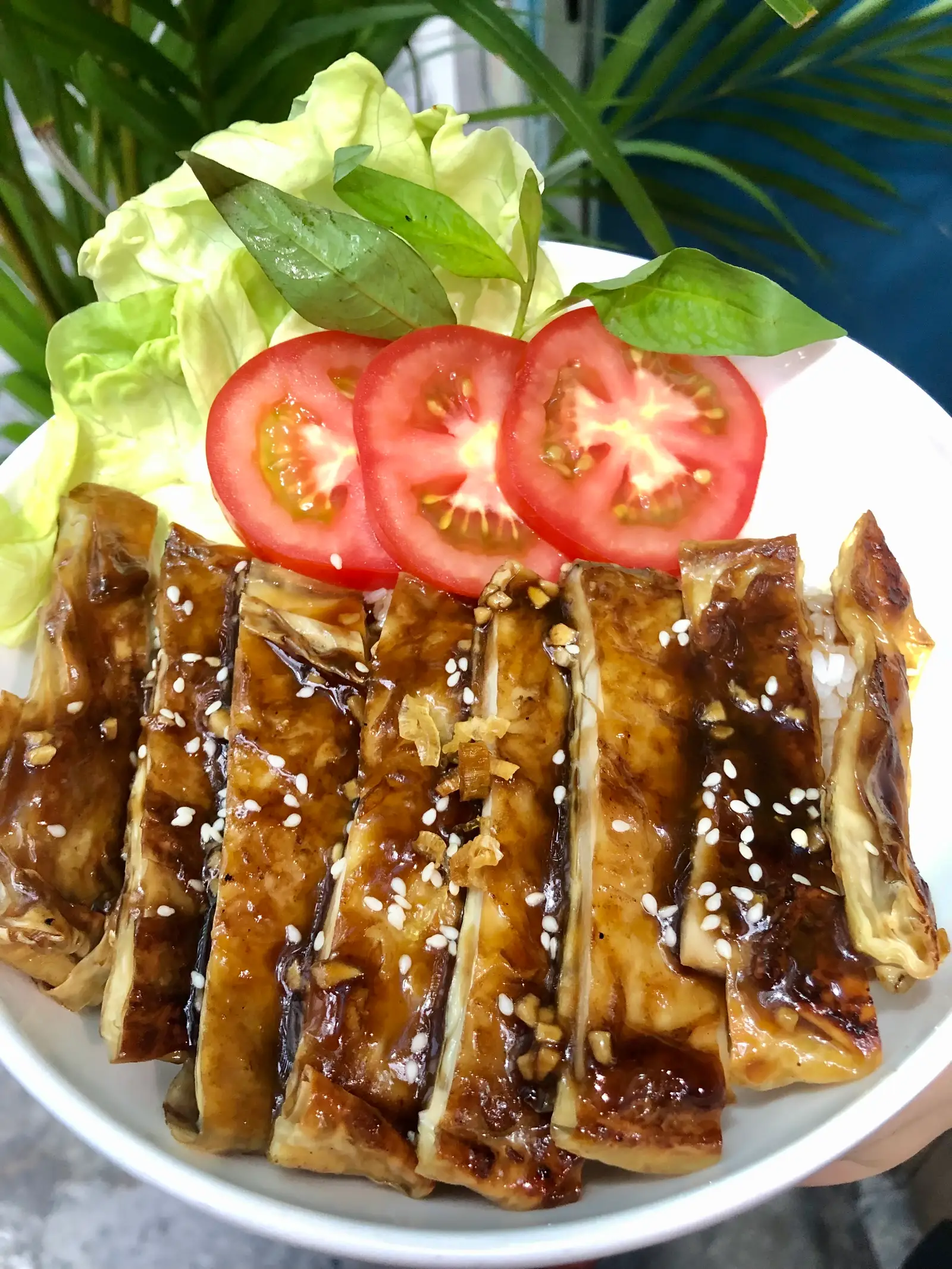 Mì vịt nướng chay khô sốt  - 89.000 ₫ tại Quán Chay Phúc An 1986 - Mỳ Tiềm & Cơm Trộn - Nguyễn Đình Chính