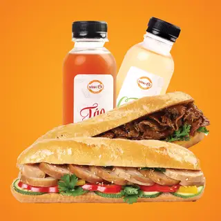 Hình ảnh Combo 3: 2 bánh dài size L - 2 nước