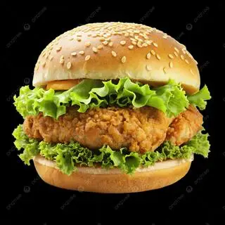 Burger gà  - 60.000 ₫ tại Gà Rán & Hamburger Bò Miếng HAPI - Vũ Huy Tấn