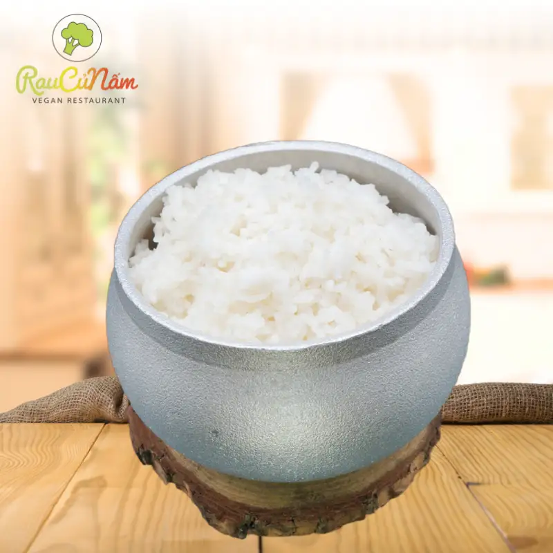 Cơm trắng - 15.000 ₫ tại Chay Rau Củ Nấm Vegan - Lê Văn Lương
