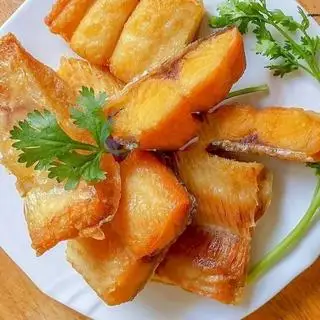 Hình ảnh CƠM KHÔ CÁ DỨA + MẮM ME