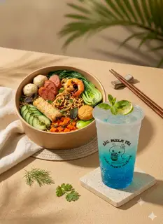 Hình ảnh Combo Mì Thập Cẩm+Soda