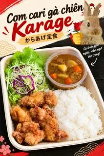 Hình ảnh com cury gà chiên