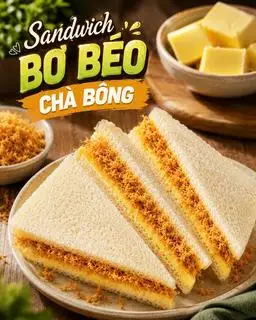 Hình ảnh Sandwich + Bơ + Pate (1bánh)