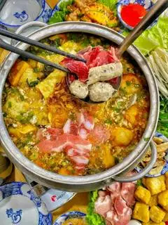 Hình ảnh lẩu riêu cua to