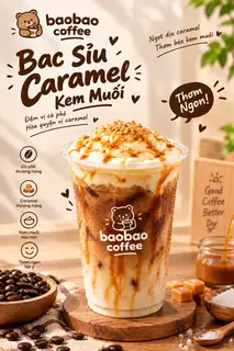 Hình ảnh Bạc sỉu caramel kem muối