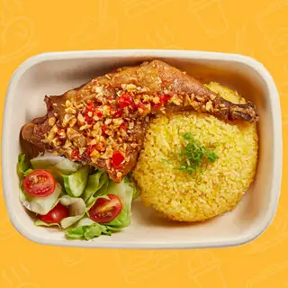 SUGI - CƠM GÀ SỐT MẮM TỎI - 106.920 ₫ tại Sanji Bento - Cơm Gà & Cơm Ba Rọi Chiên - Nguyễn Thị Diệu 