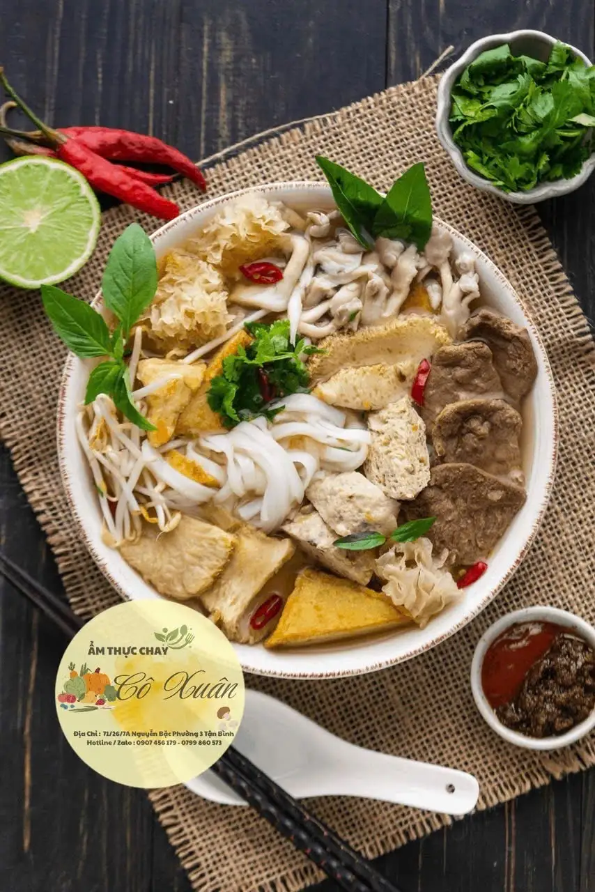 Thứ hai :phở chay - 35.000 ₫ tại Ẩm Thực Chay Cô Xuân - Nguyễn Bặc