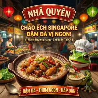 Hình ảnh ếch 4 cơm+ cháo lá dứa+trắng 
