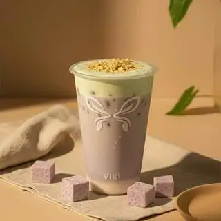 Hình ảnh Panna Cotta Khoai Môn Kem Hạt Dẻ Cười