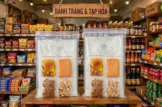 Hình ảnh 1. Bánh  tráng  phơi  sương  ( vị sốt  tắc) 