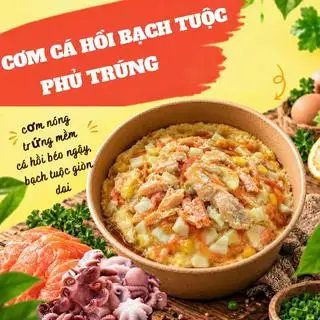 Hình ảnh Cơm Cá Hồi Bạch Tuộc TeTa