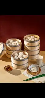 Hình ảnh Bánh bao thịt hành