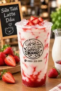 Hình ảnh Latte Dâu